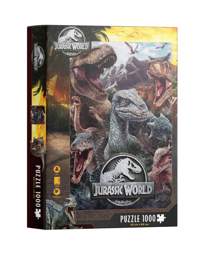 Poster jurassic world compo various puzz